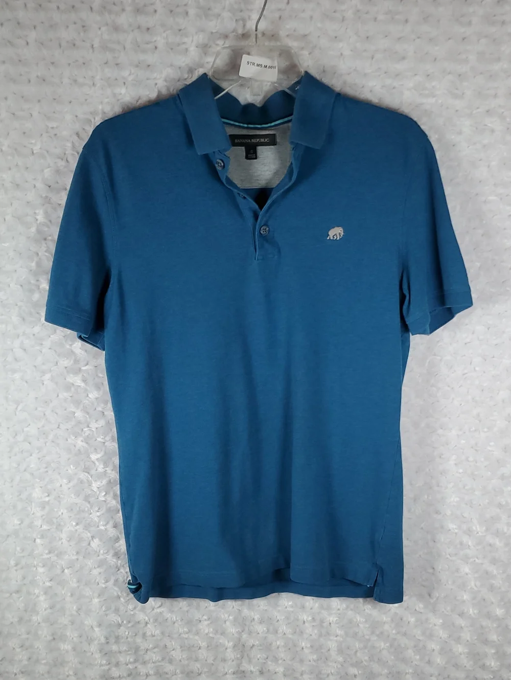 Banana Republic Teal Short-Sleeve Polo M